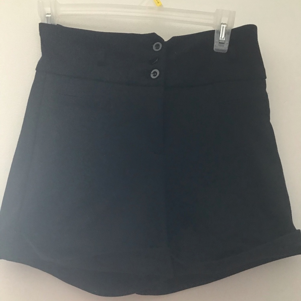 Black high waisted shorts